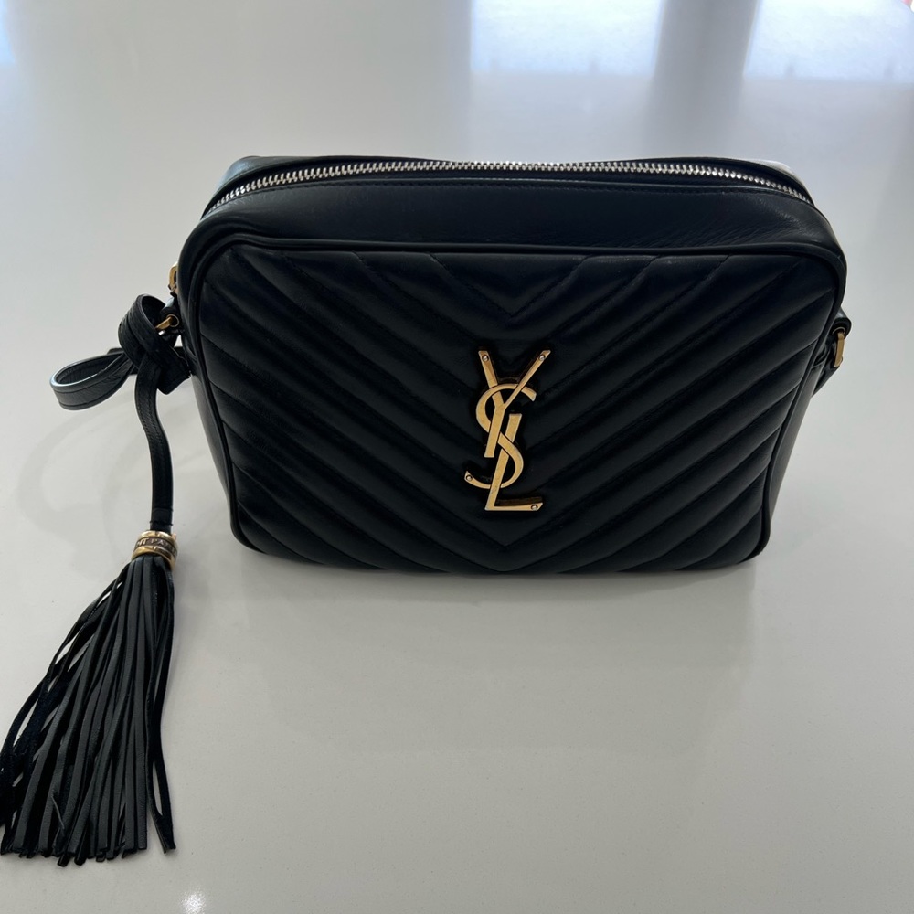 Saint Laurent Lou Camera Bag in quilted leather